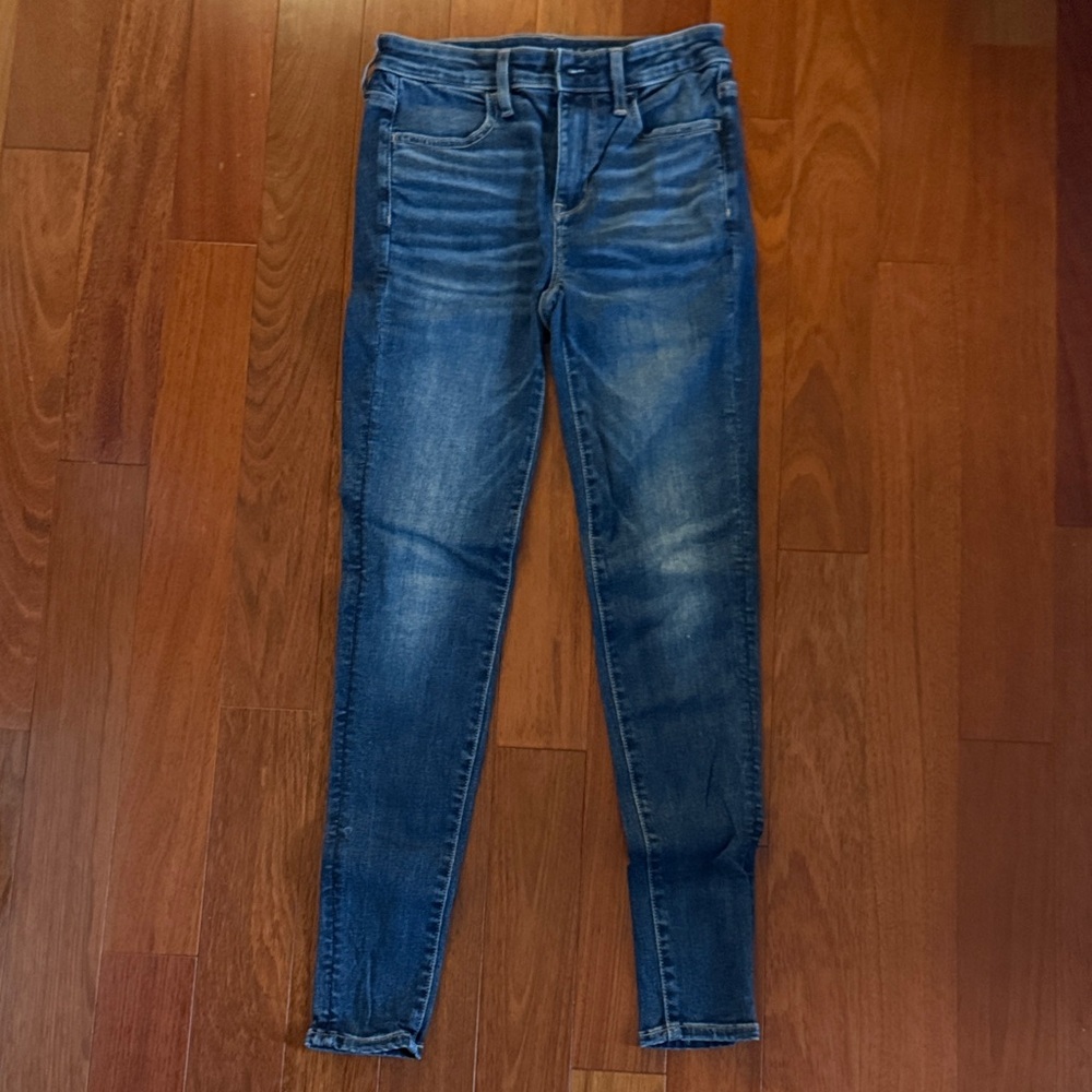 American Eagle Outfitters Dark Blue Skinny Jeans